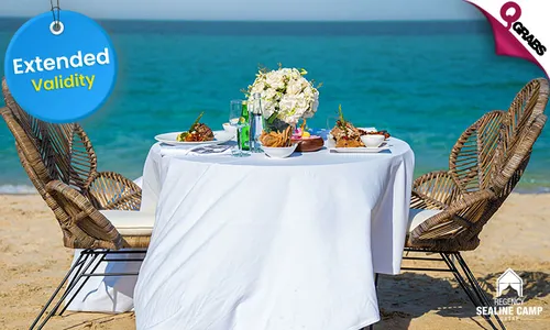 ONE-Night Stay or Day Camp with Breakfast or Lunch Buffet At Regency Sealine Camp!